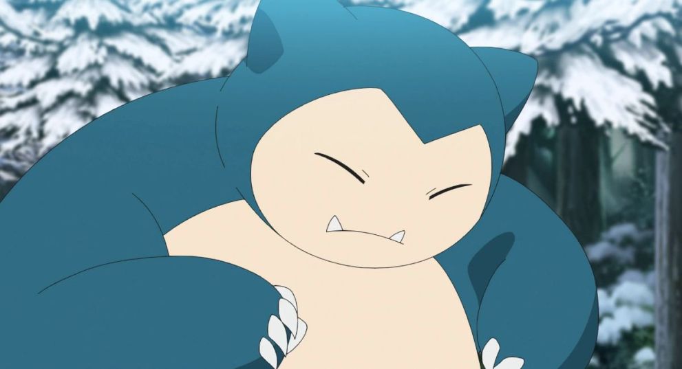 Snorlax in the Pokemon anime