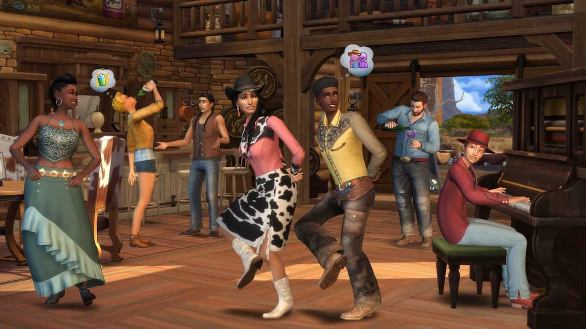 Dancing in Sims 4 Horse Ranch