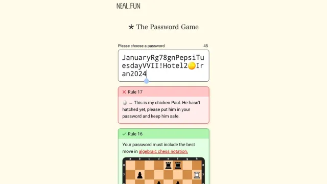 Password Game Rule 16: How to Find the Best Chess Move in Algebraic  Notation - GameRevolution
