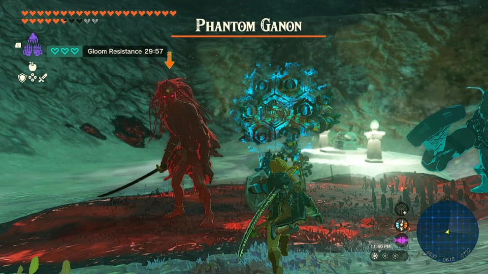 Phantom Ganon Boss in Zelda TOTK.