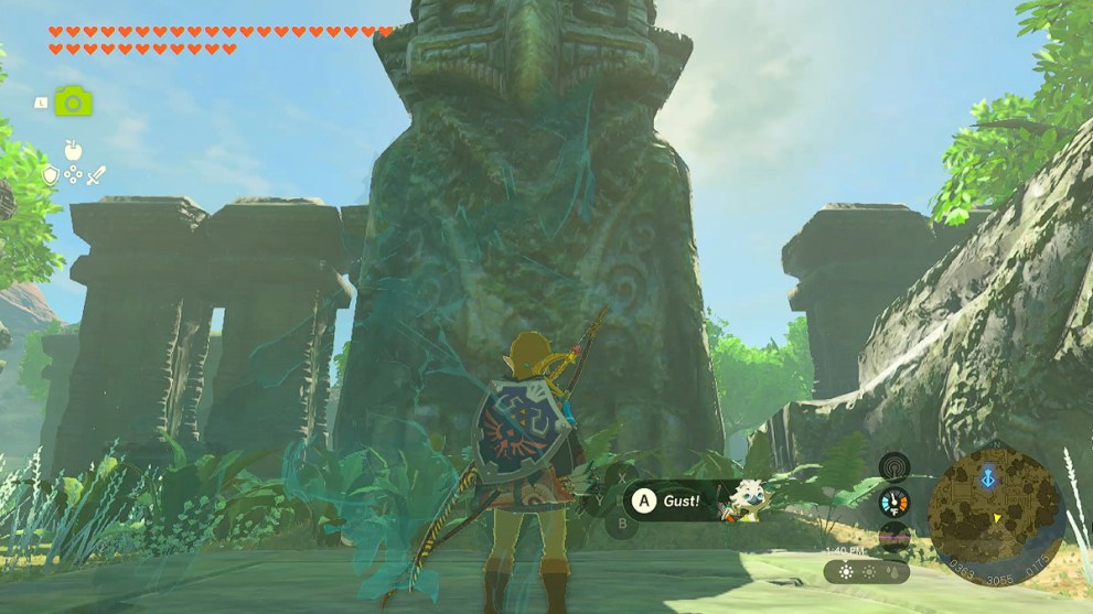 Owl Statue in Zelda TOTK.