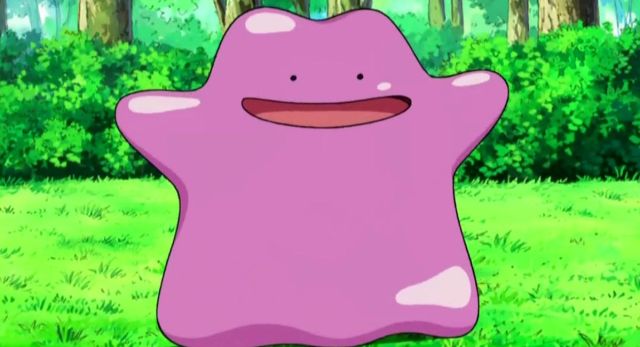 Ditto from the Pokemon anime