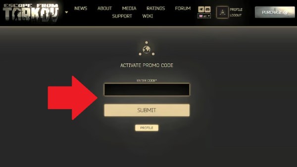 How to redeem Escape from Tarkov codes