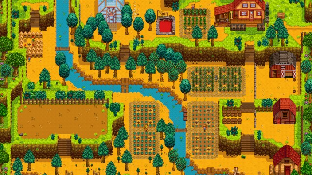 stardew valley clean patchwork quality sprinkler hilltop farm layout reddit _littlestranger