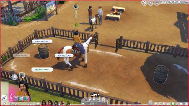Training a Horse in The Sims 4