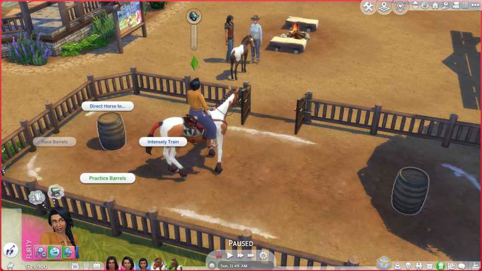 Training a Horse in The Sims 4