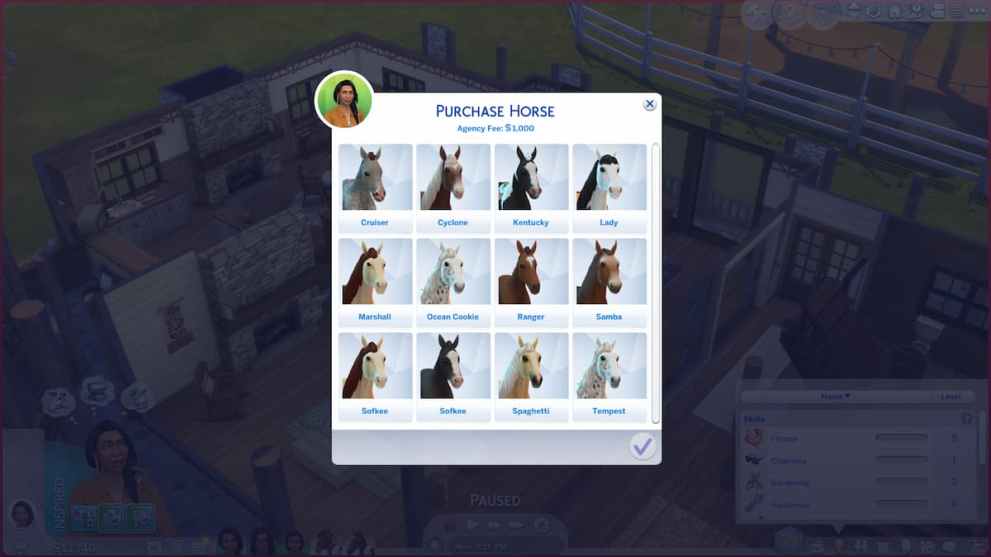 Ranch Animal Exchange Collection in The Sims 4: Horse Ranch