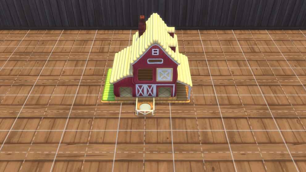 Country Classic Barn Dollhouse in The Sims 4 Horse Ranch