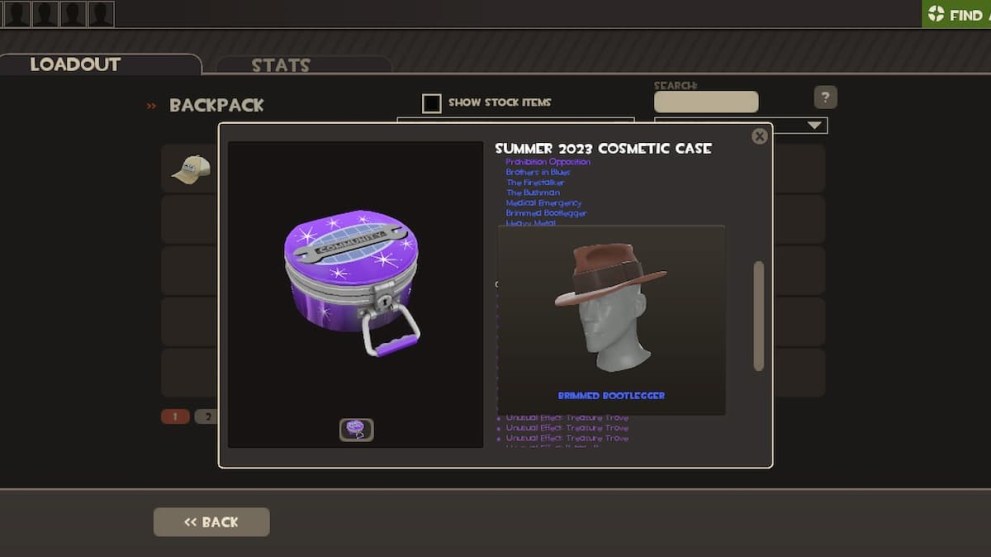 Brimmed Bootlegger in Team Fortress 2