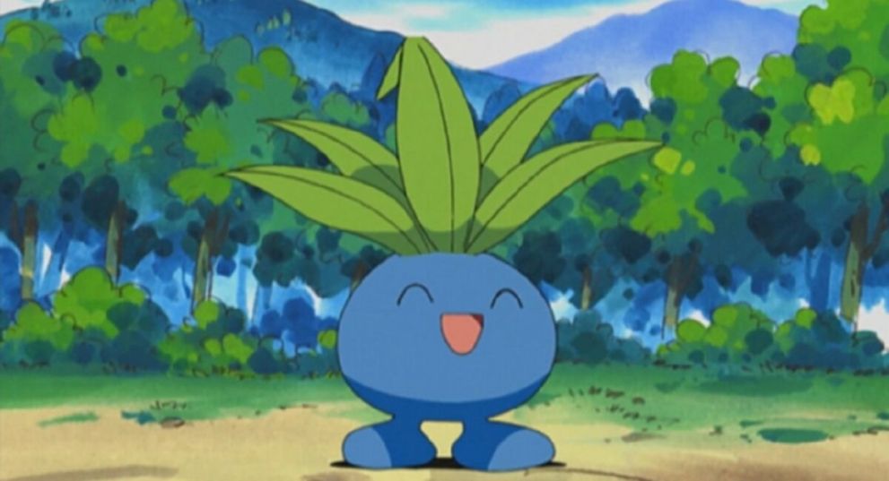 Oddish from the Pokemon anime