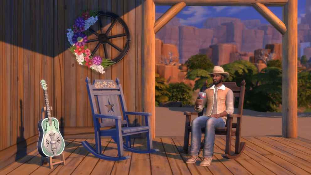 sims 4 horse ranch rocking rancher digital content pack items