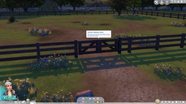 Special Paddock Gate Sims 4 Mod