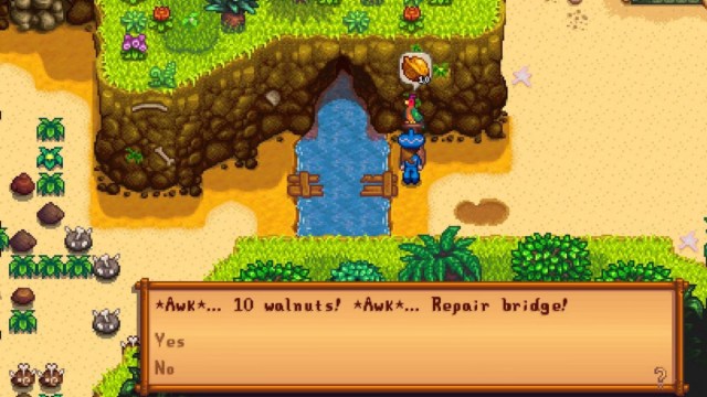 Stardew Valley how to solve puzzles on Ginger Island