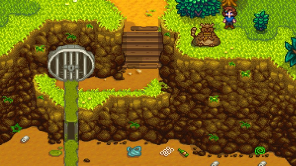 Stardew Valley where to find the Trash Bear 