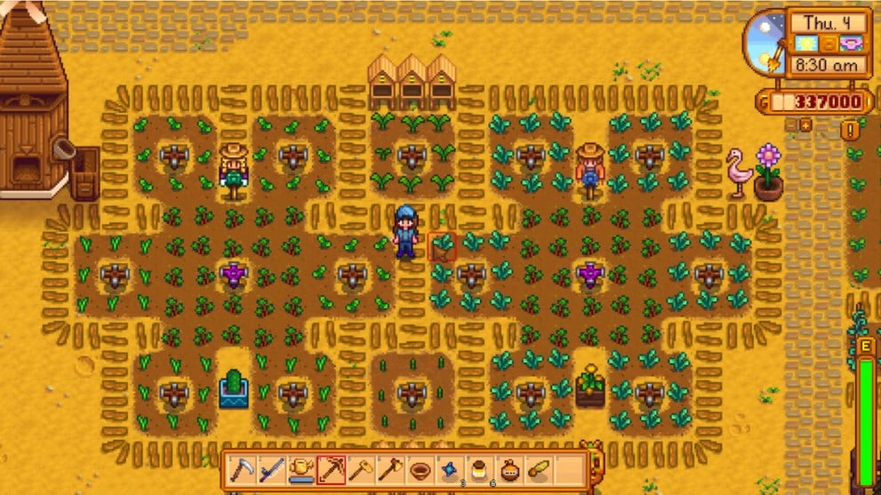 stardew valley iridium sprinkler quality sprinkler layout symmetrical batterylo reddit