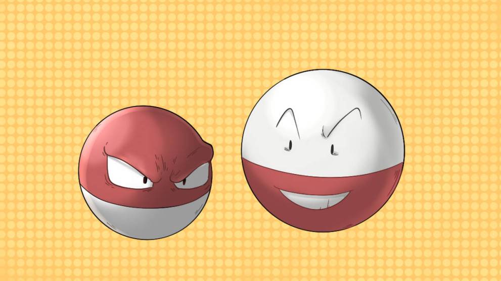 My artwork of Voltorb and Electrode