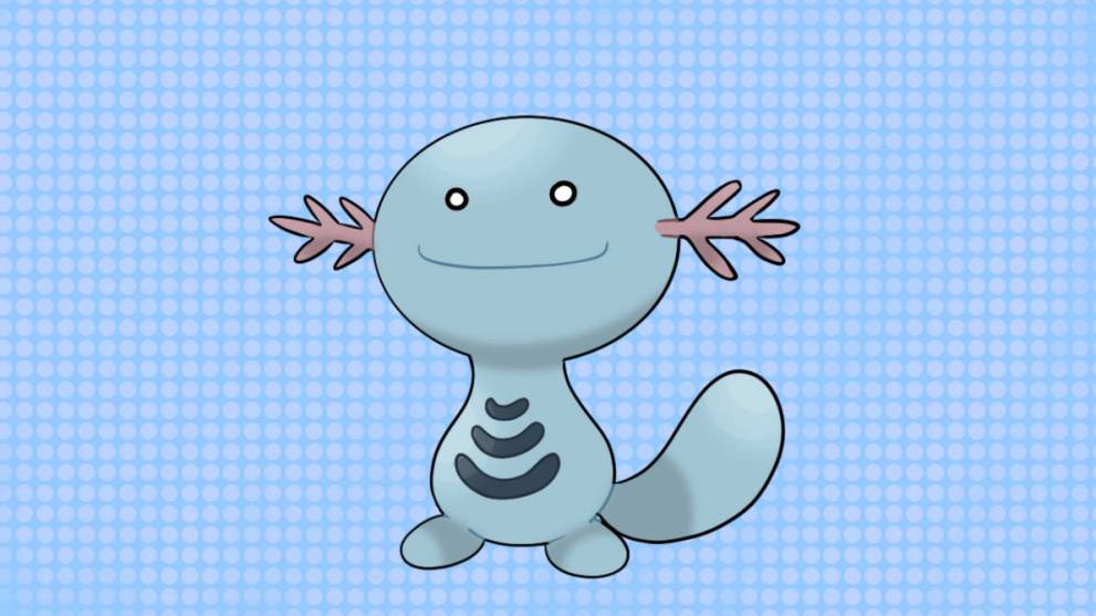 My artwork of Wooper