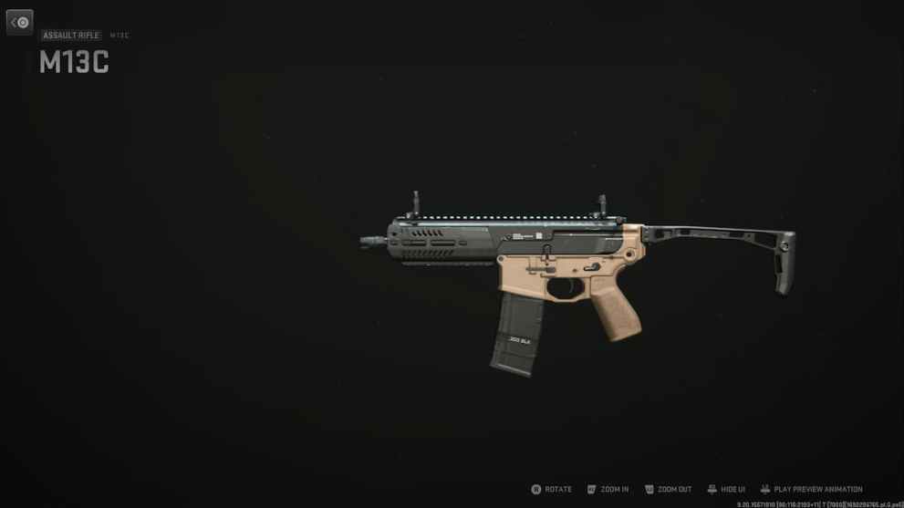 M13C Assault Rifle in Warzone