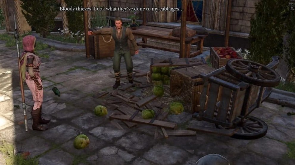Cabbage Merchant in Baldur's Gate 3