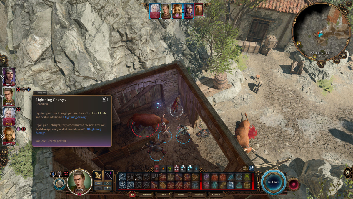 How To Get Lightning Charges In Baldur S Gate 3 BG3 Twinfinite   Baldurs Gate 3 Lightning Charge Token Shown During Combat 