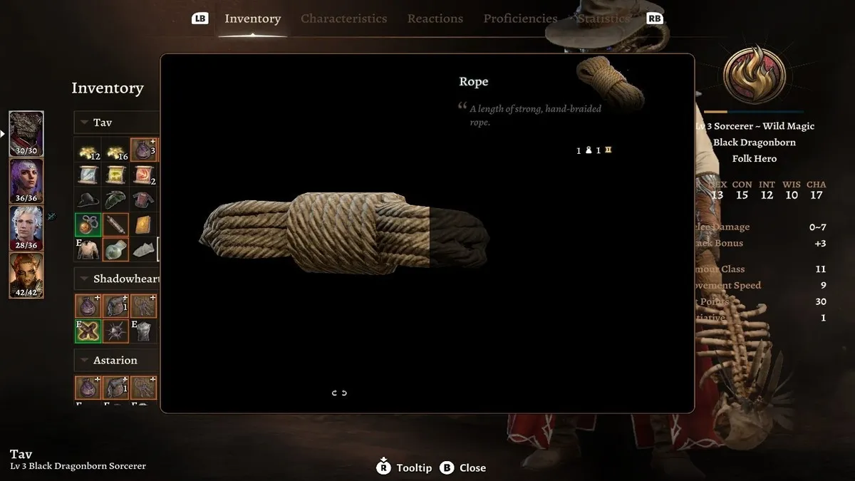 How to Use Rope in Baldur's Gate 3 (BG3) Twinfinite