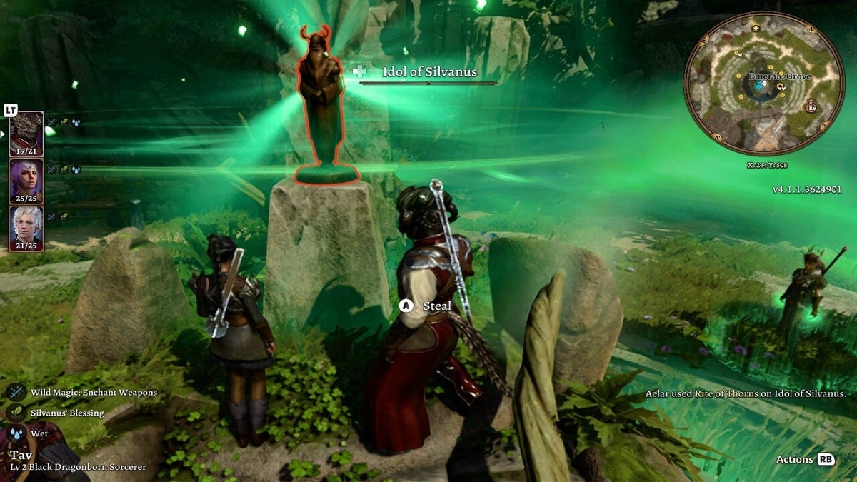 Should You Steal the Idol of Silvanus in Emerald Grove in Baldur's Gate 3 (BG3)? Explained