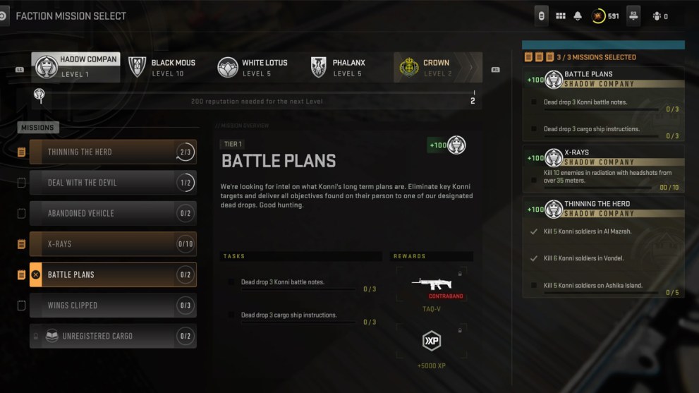 Battle Plans Mission DMZ