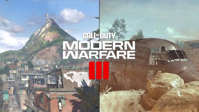 Favela and Afghan with 2023 Modern Warfare 3 logo
