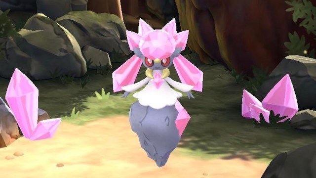 A Diancie appears in Pokemon GO