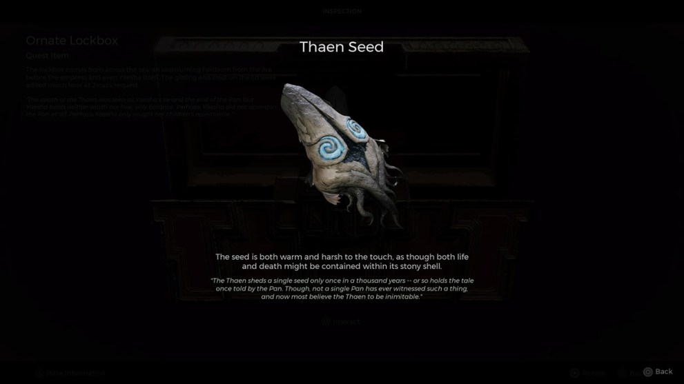 Thaen Seed