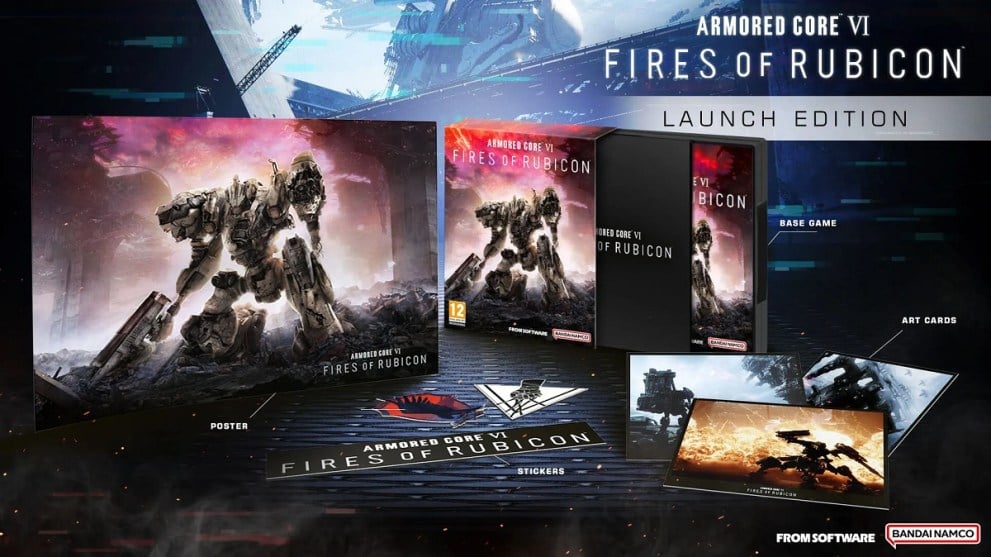 armored core 6 launch edition preorder bonuses