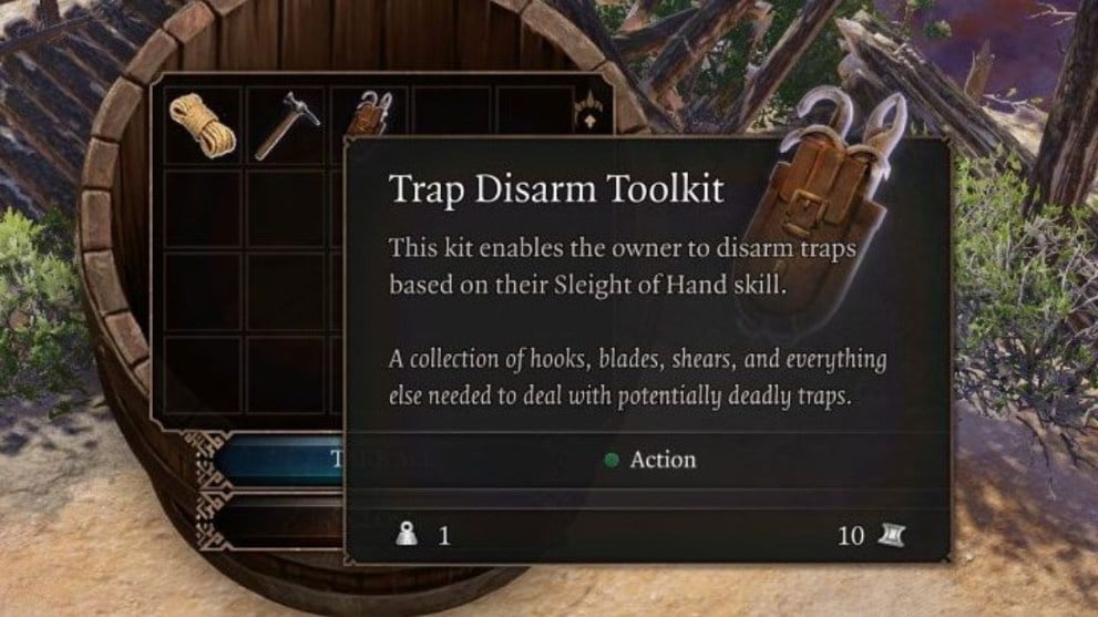 Baldur's Gate 3 what is a Disarm Toolkit