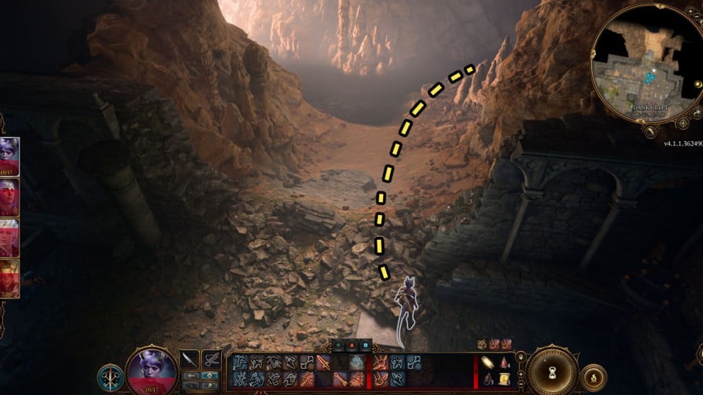 Dank Crypt exit in Baldur's Gate 3