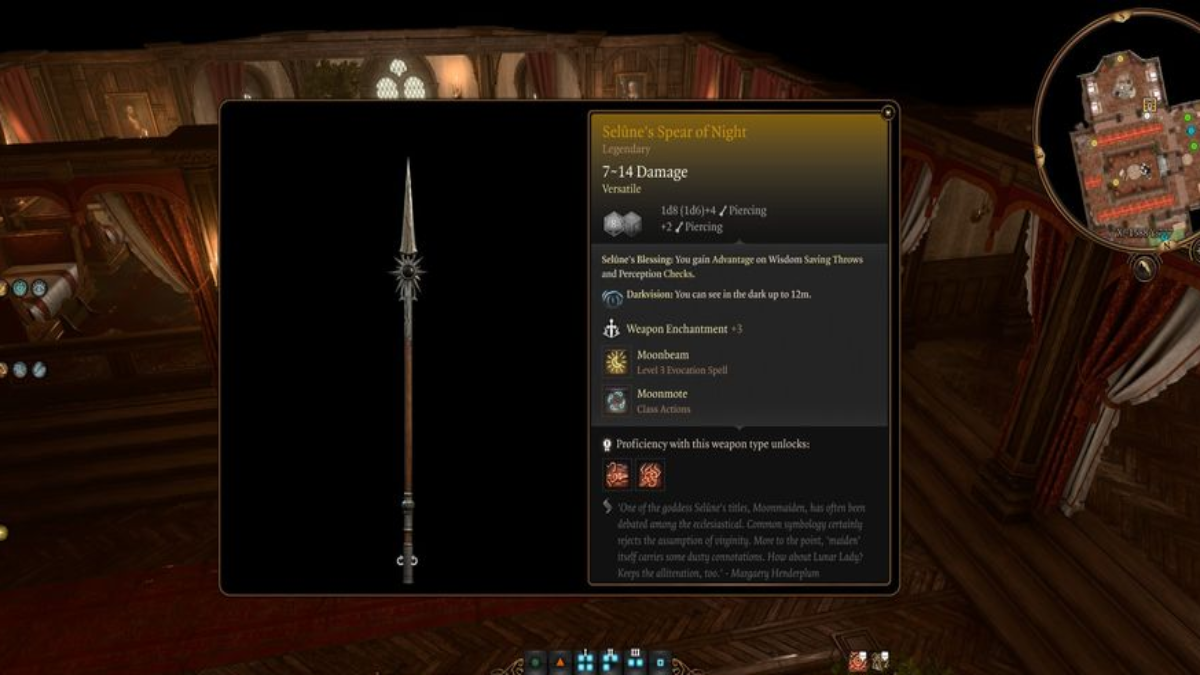 All Legendary Weapons In Baldur S Gate 3 BG3   Bg3 Selune Spear Night 