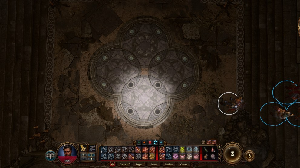 bg3 baldur's gate 3 how to reach the underdark floor stone disk puzzle