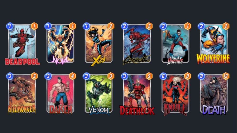 X-23 and Wolverine deck in Marvel Snap.