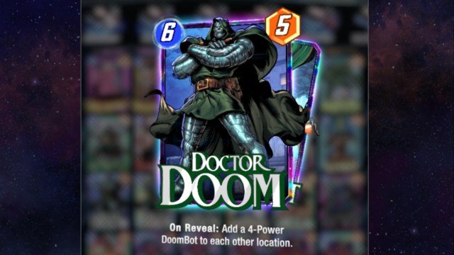 Doctor Doom in Marvel Snap.