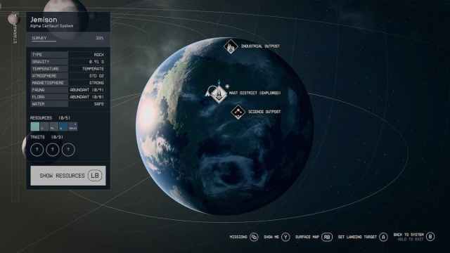 How to Open & Use the Map in Starfield