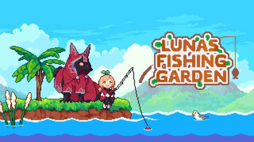 Luna's Fishing Garden Artwork