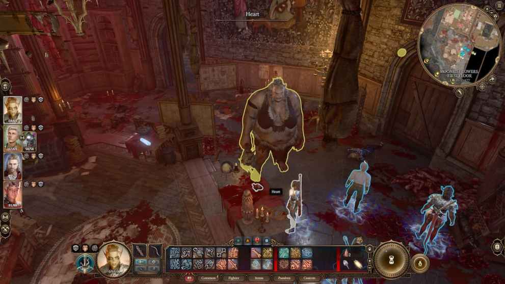 Balthazar Bookcase Puzzle Heart in BG3