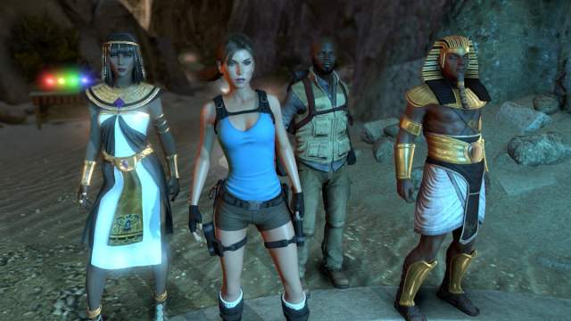 Lara Croft and the Temple of Osiris four player couch co-op game playthrough