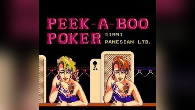 peek a boo poker title screen