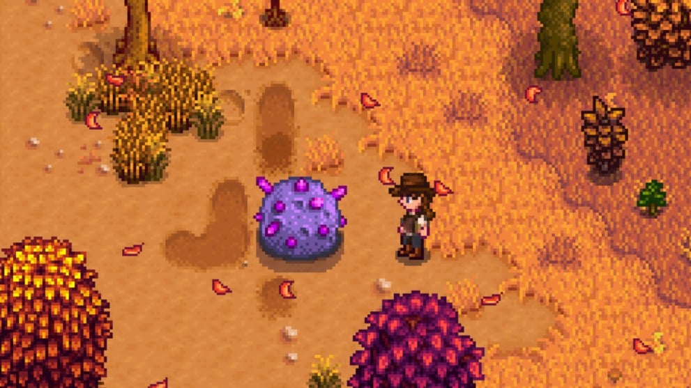 Stardew Valley what is the purple meteorite