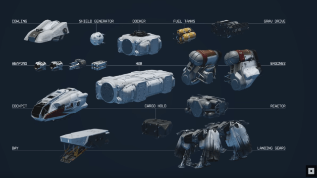 Starfield all ship systems and what they do