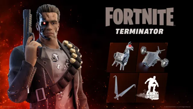 Terminator outfit in Fortnite.