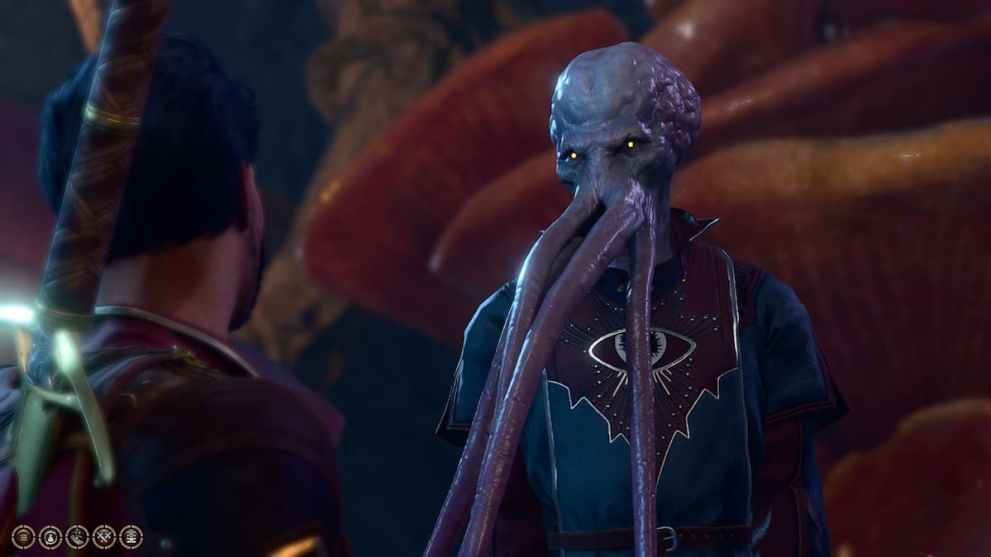 Player conversation with mind flayer BG3