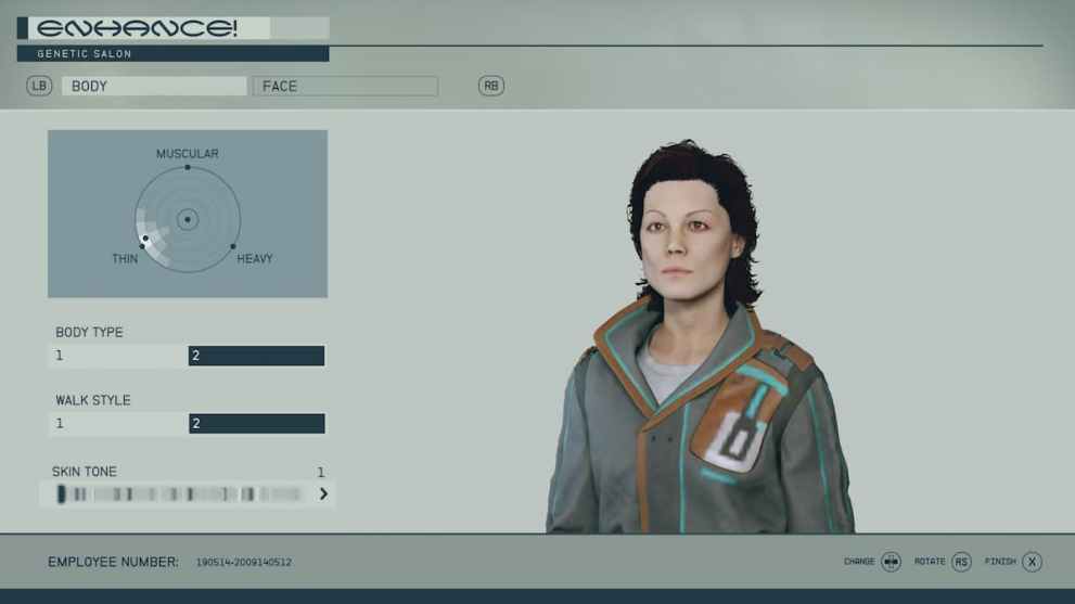 Best character creations in Starfield, Ellen Ripley