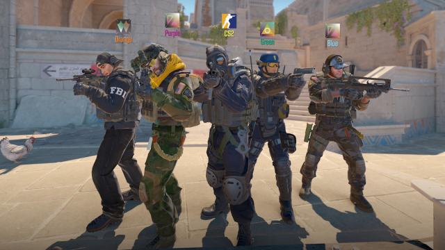 Screenshot of players in Free Steam Game Counter Strike 2