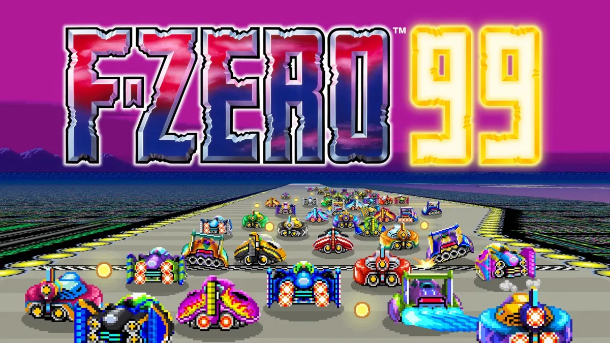 f zero 99 title screen key art for op-ed F-Zero 99 Was a Better Choice for the Switch Than a Remaster or New Game