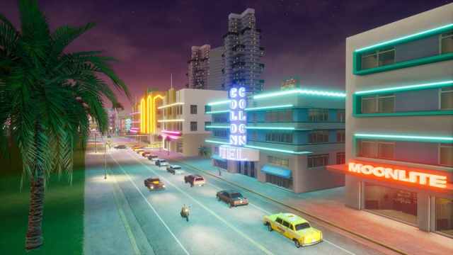 GTA: Vice City's Ocean Beach main street